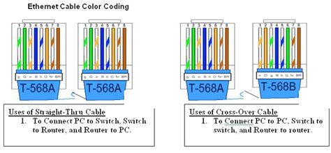 Ethernet Cable Color Code Straight – Warehouse of Ideas