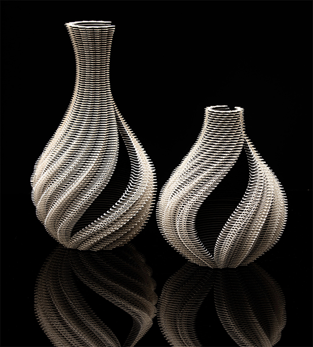 Unbelievable paper vases Suzanne Lovell Inc.