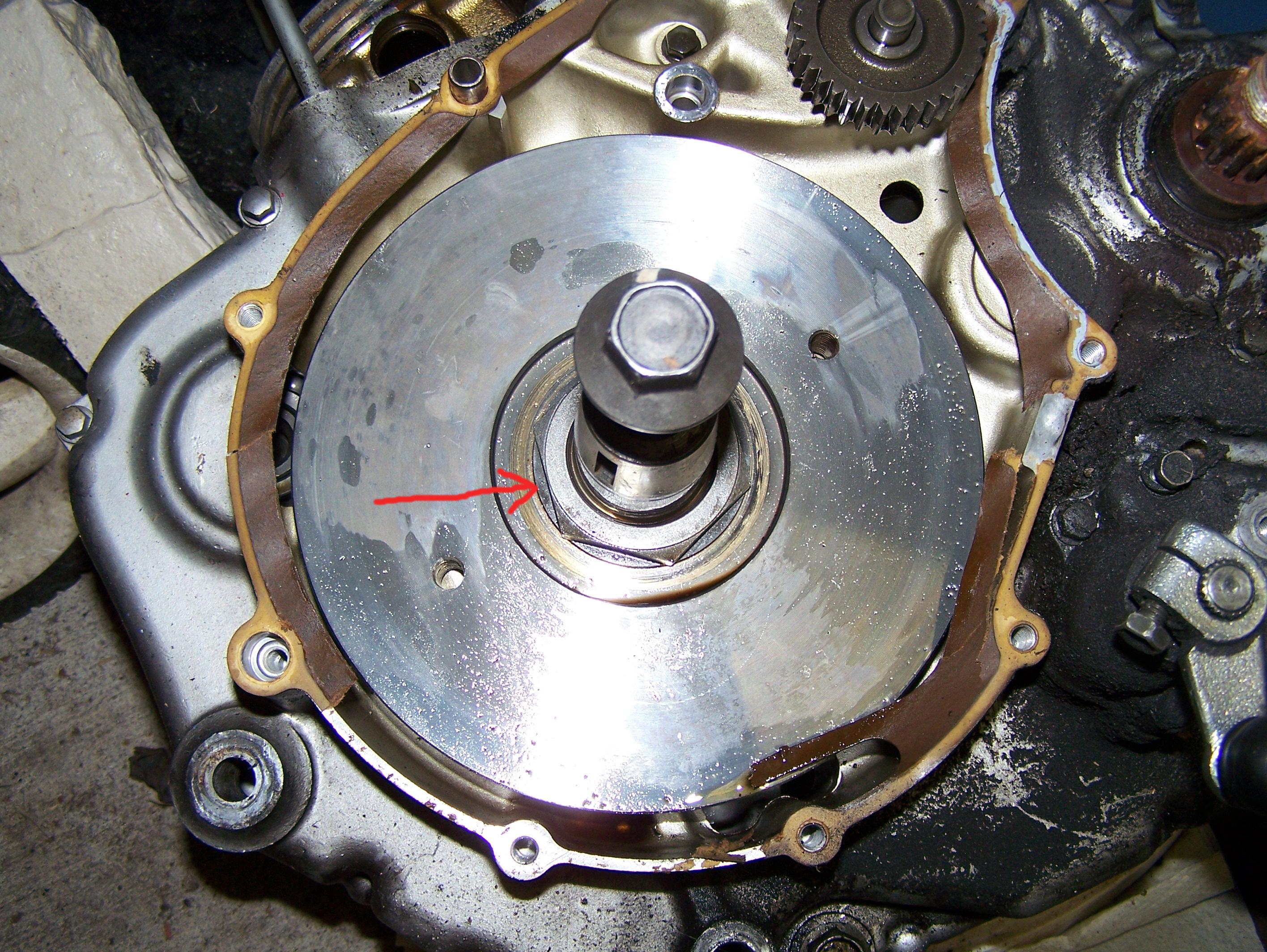 how do we remove the flywheel