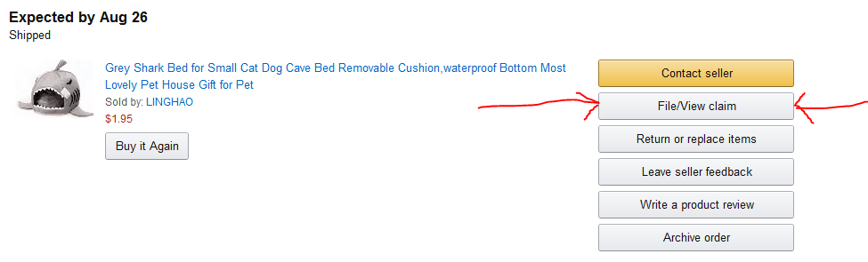 Request an A-to-z Guarantee Refund Amazon Customer Service