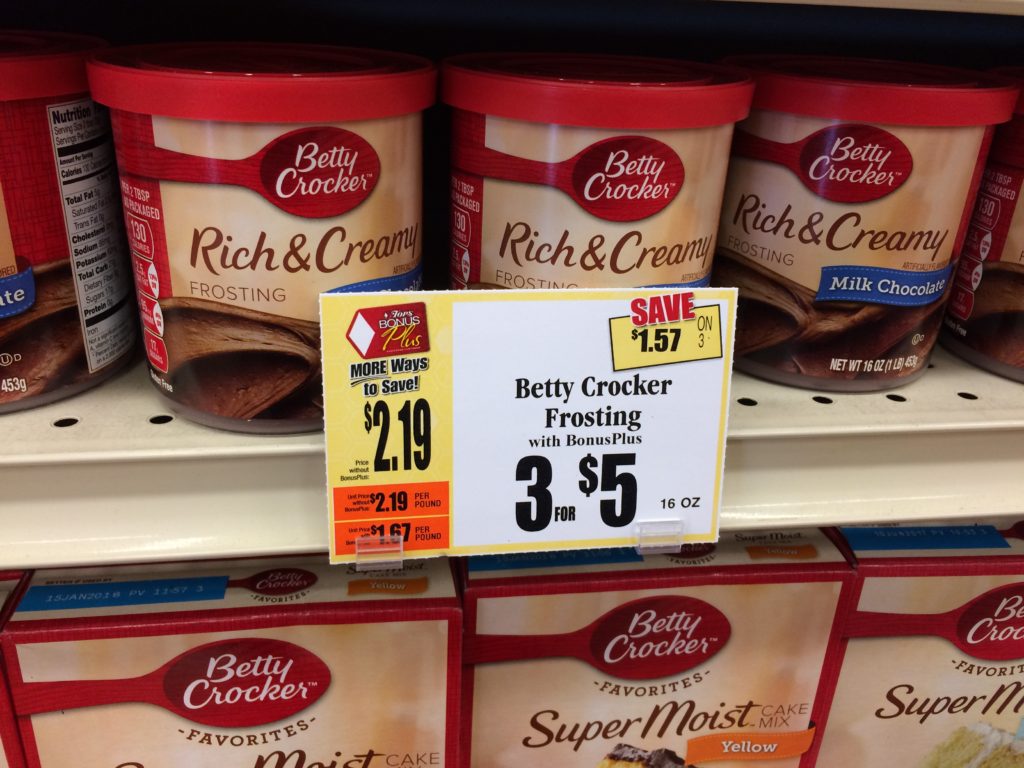 Tops Markets 0.63 Betty Crocker Cake Mix *STOCK UP PRICE*