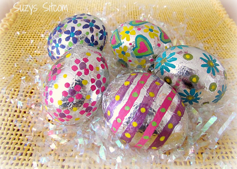How to make Foil Covered Easter Eggs!