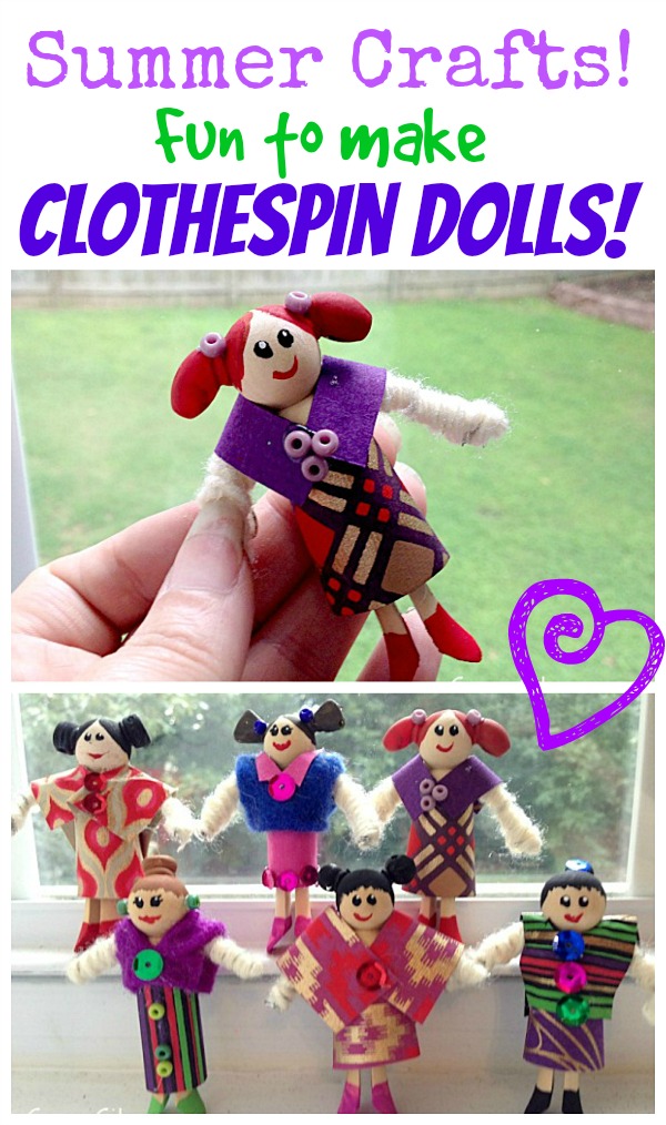 How to make Clothespin Dolls!