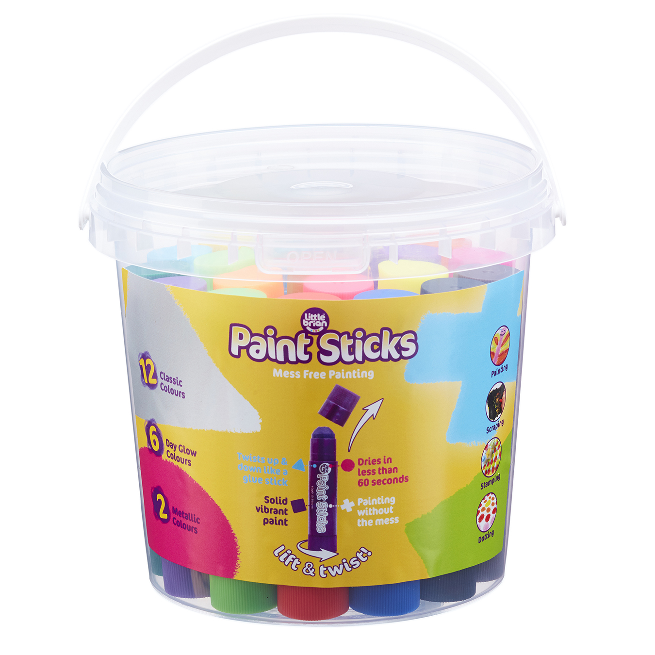 Win 1 of 3 Little Brian Paint Sticks Face Paint Sticks and Mini Art