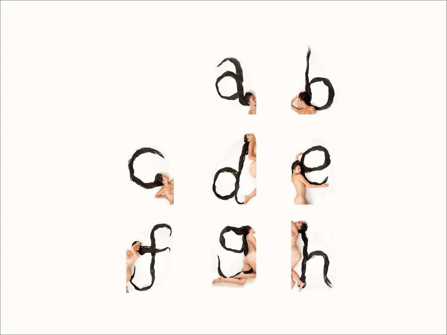 Hair Alphabet by Shurong Diao SVA Design