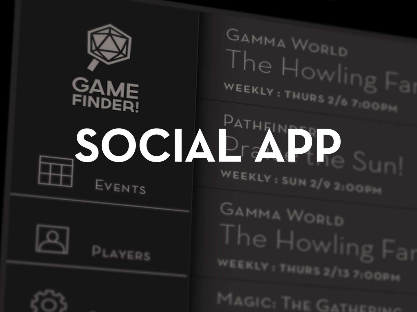 Game Finder by Chris Wright SVA Design