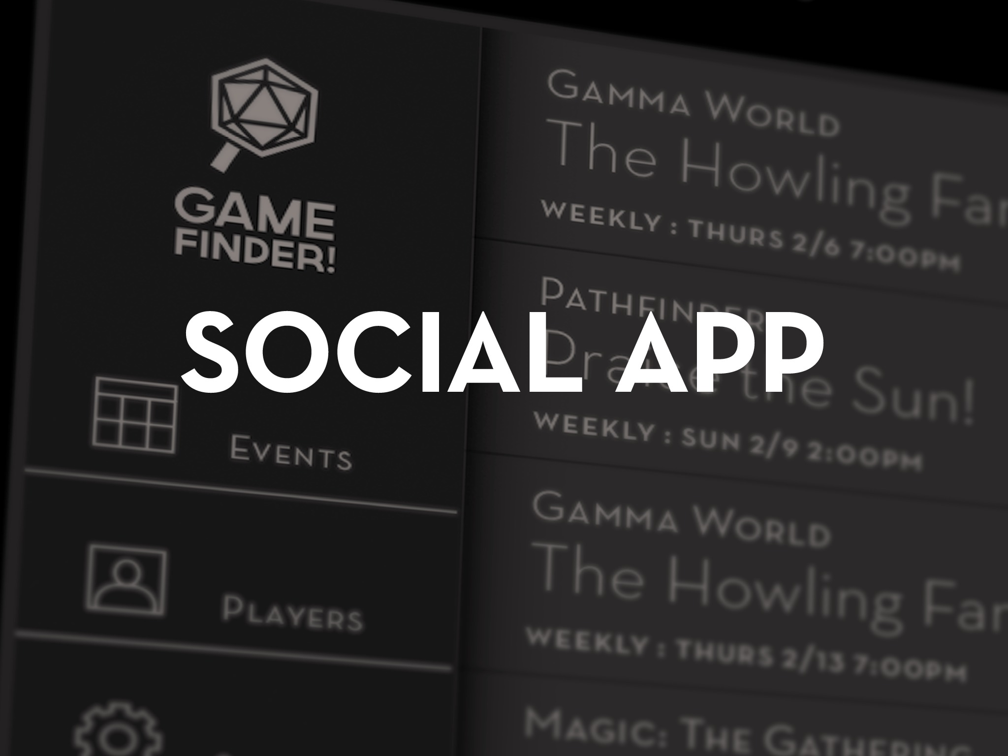 Game Finder by Chris Wright SVA Design