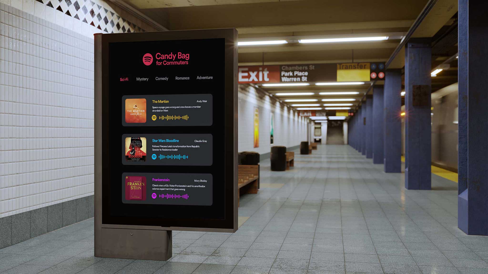 Spotify Candy Bag by Jeewoon Lee SVA Design