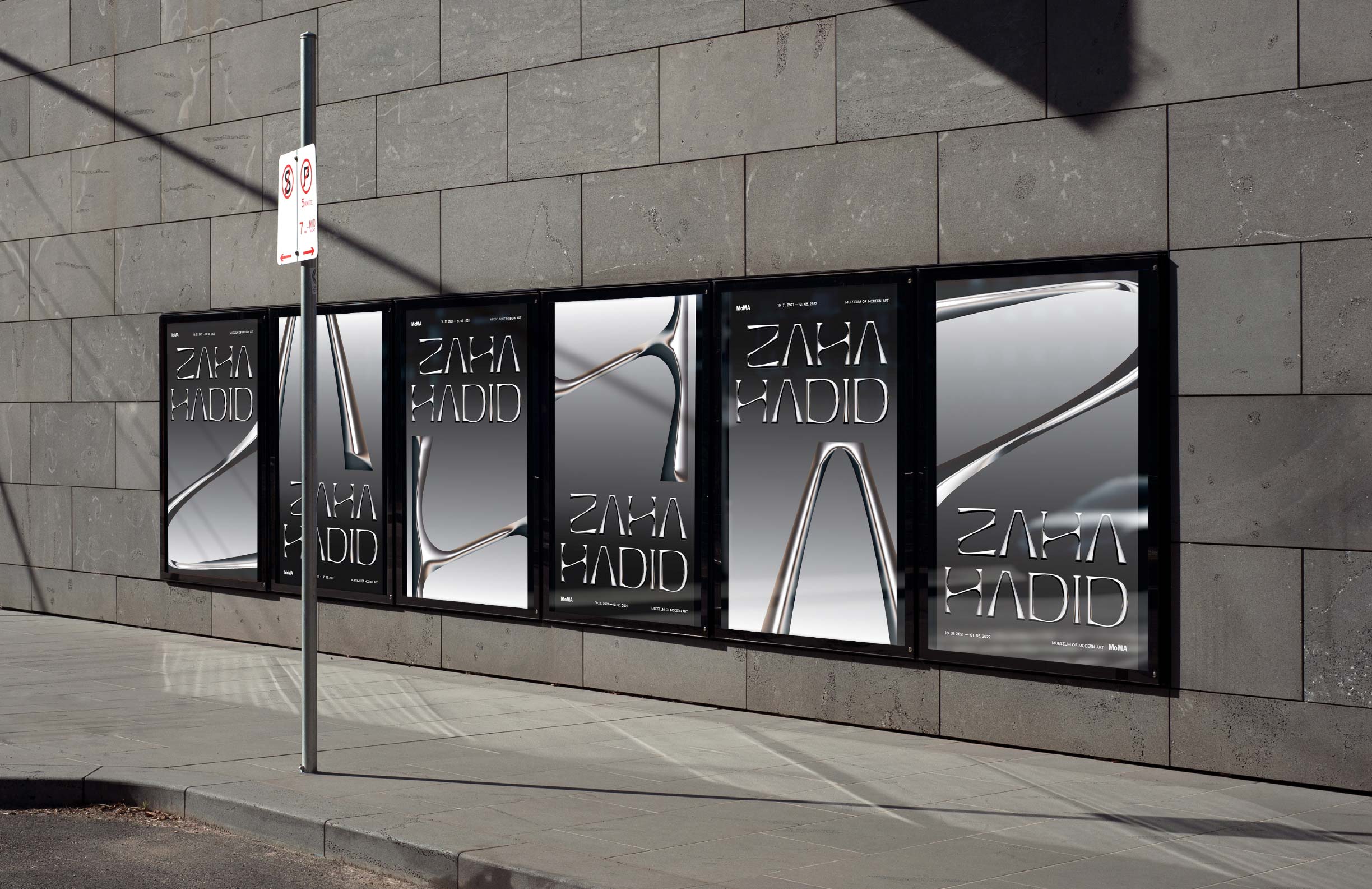 Zaha Hadid MoMA Exhibition by Kangwon Hong SVA Design