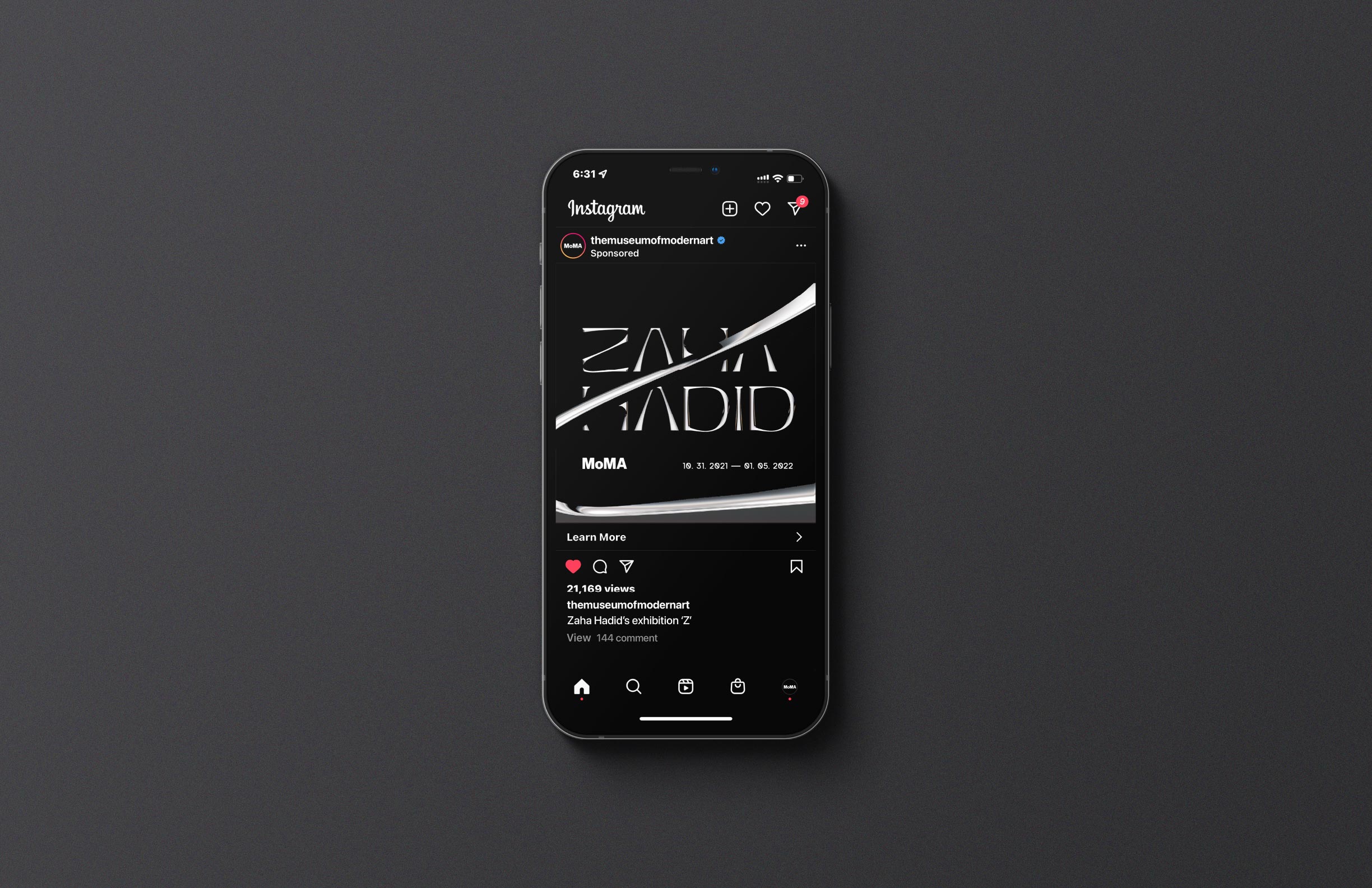 Zaha Hadid MoMA Exhibition by Kangwon Hong SVA Design