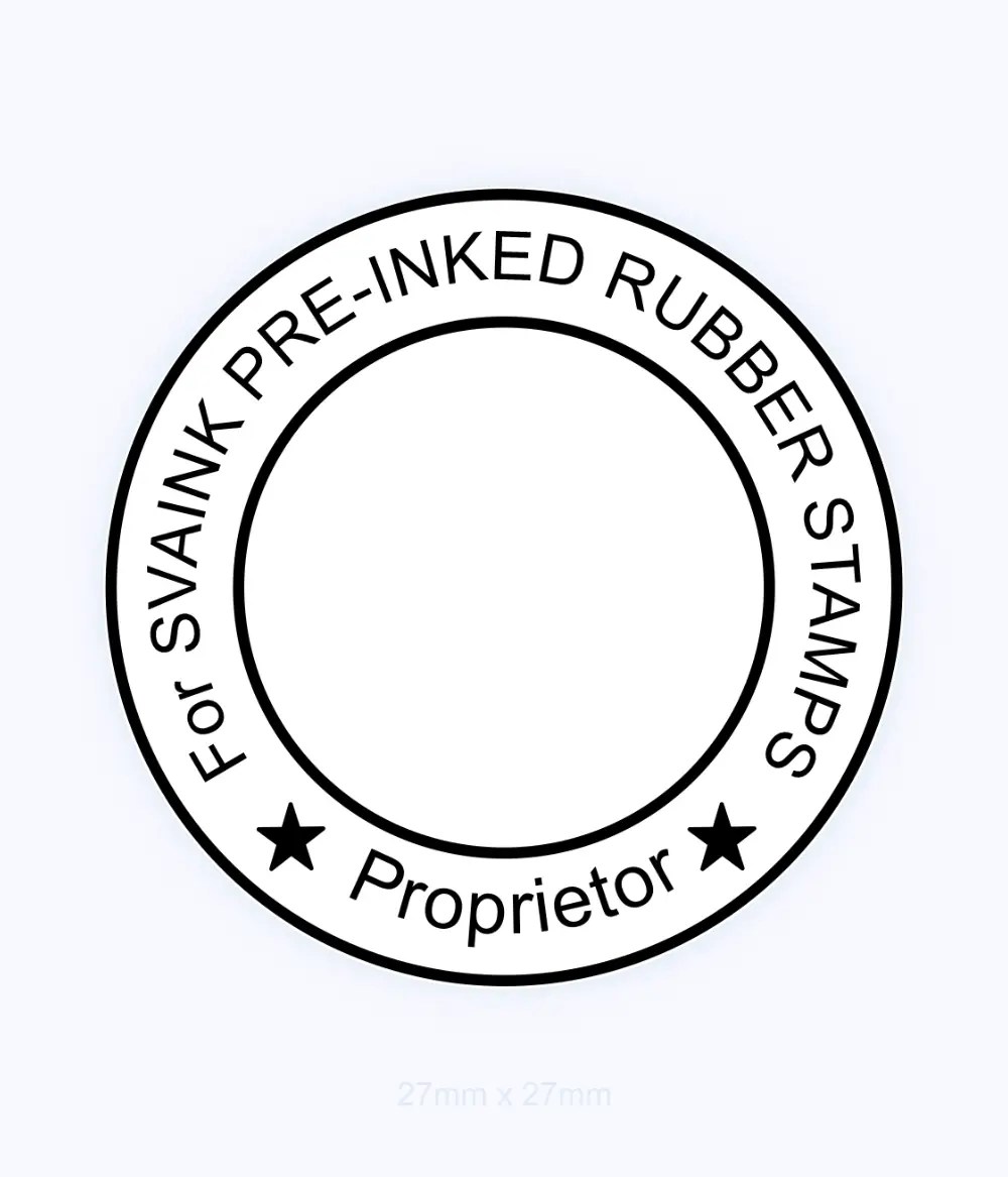 Office Stamps Maker Online Pre Inked Rubber Stamp