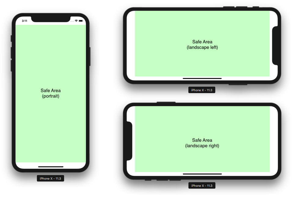 Adapting ui for iPhone X, iPhone Xs, iPhone X Max, iPhone Xr