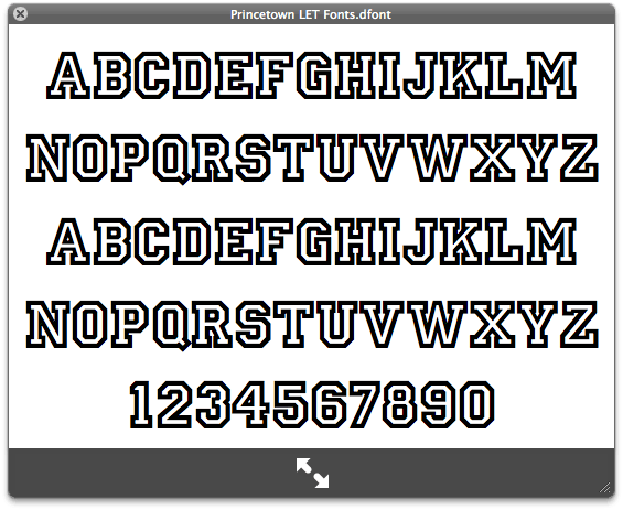 Hidden Fonts on Mac OS X