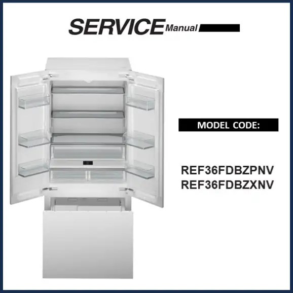 Bertazzoni REF36FDBZPNV Service Manual Download Now