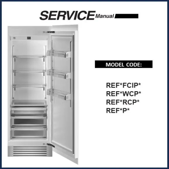 Bertazzoni REF30RCPRR Service Manual Download Now