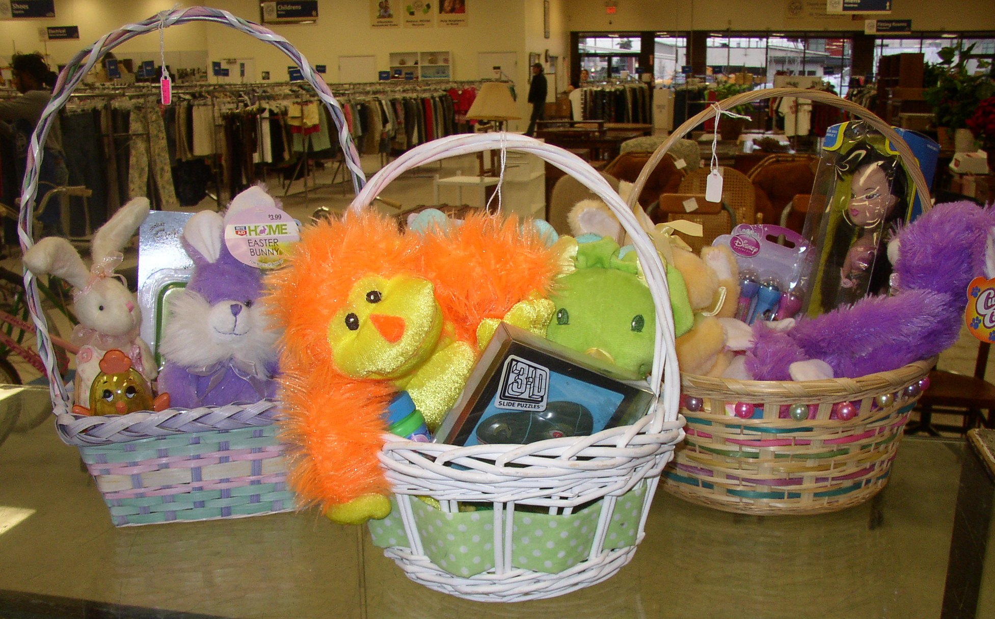 Easter Decorations and Baskets St. Vincent de Paul
