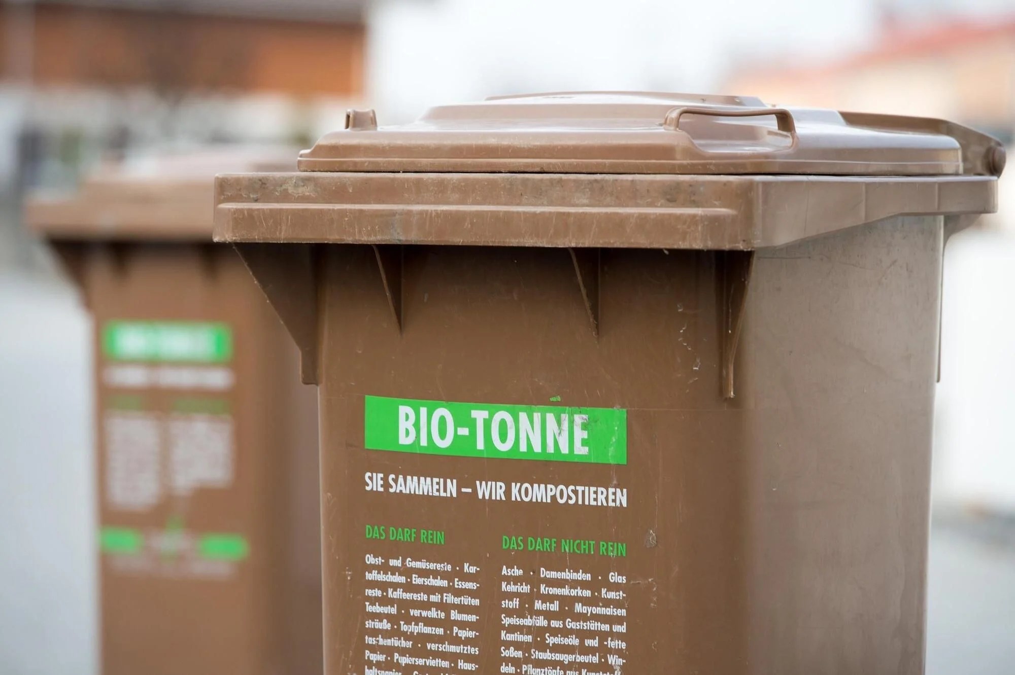 Jeder kann die Biotonne ab 2024 buchen, muss aber nicht