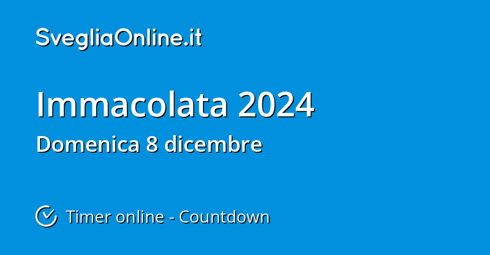 Countdown To Christmas 2024 Timers Immacolata 2024 Timer online Countdown