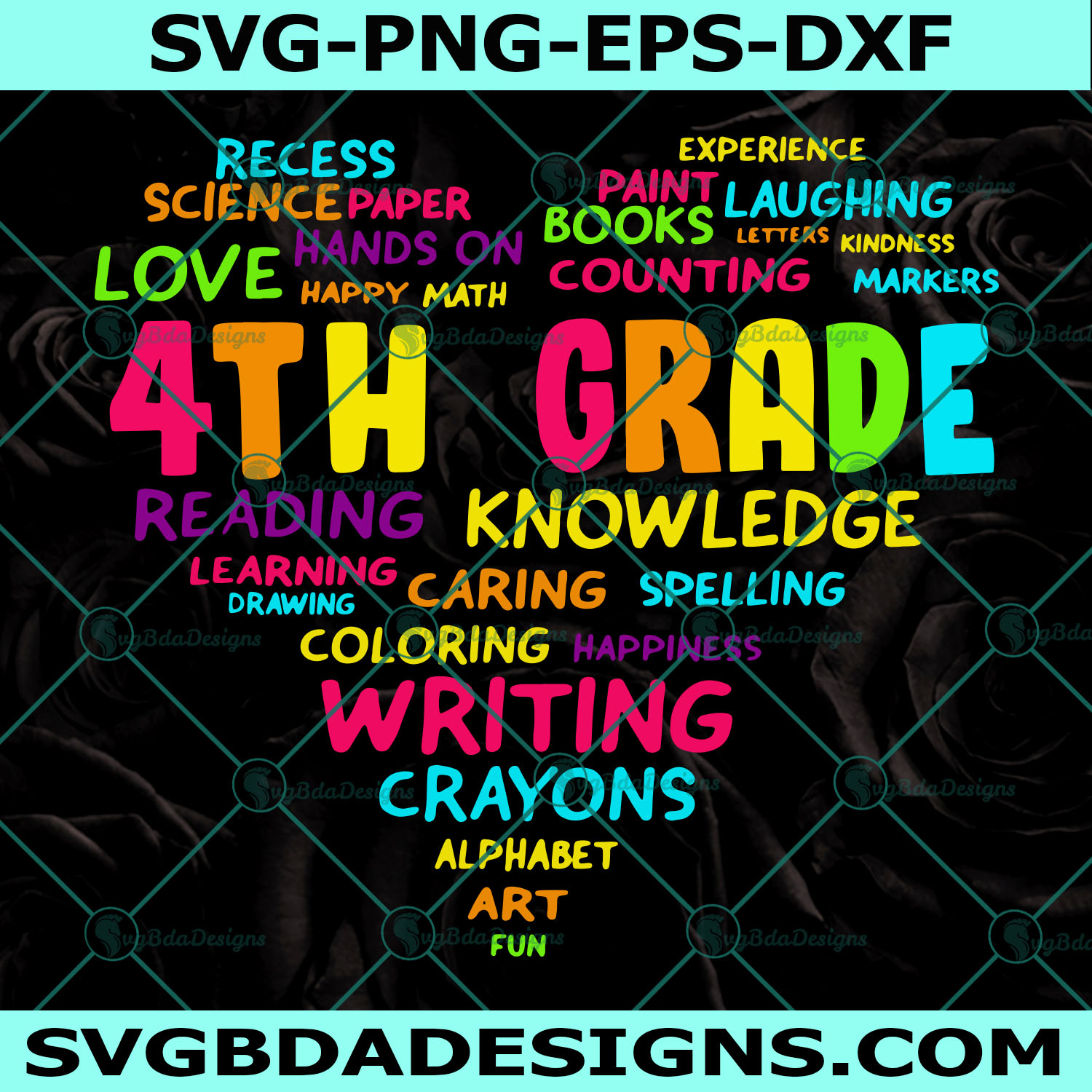 4th Grade Definition SVG, , Back To School ,Cricut , Digital Download