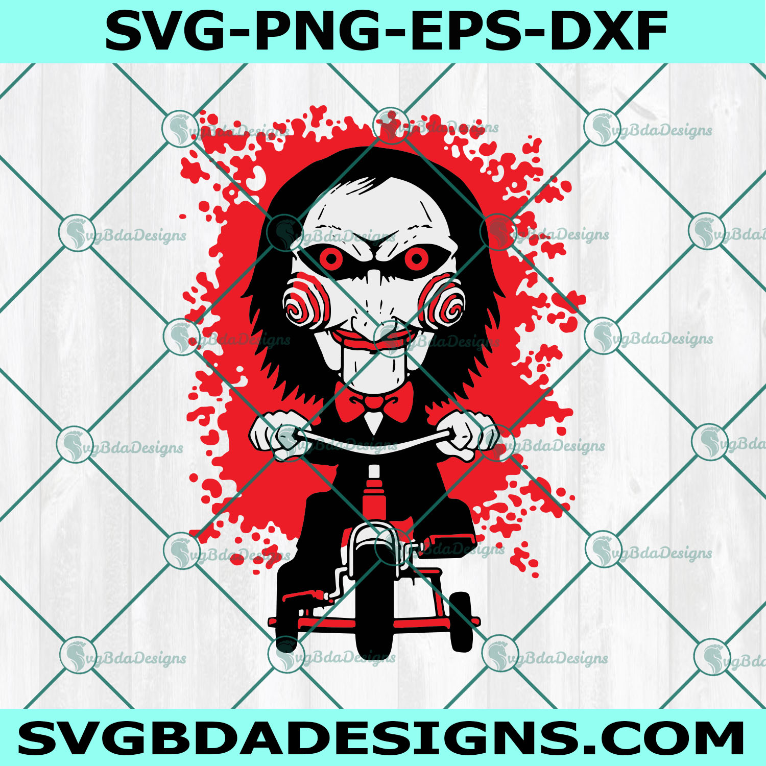 Jigsaw SVG, Saw Svg, Horror Character Svg, Horror Halloween svg