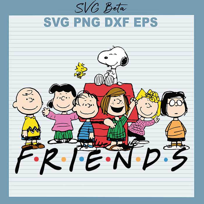 Peanut Snoopy Friends SVG, Charlie Brown Friends SVG, Snoopy Friends