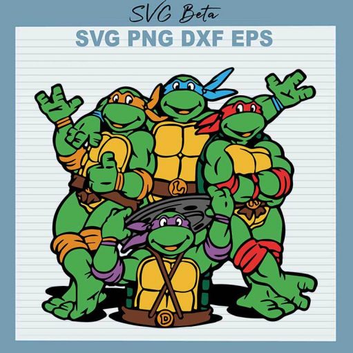 Ninja Turtle SVG, Teenage Mutant Ninja Turtle SVG File