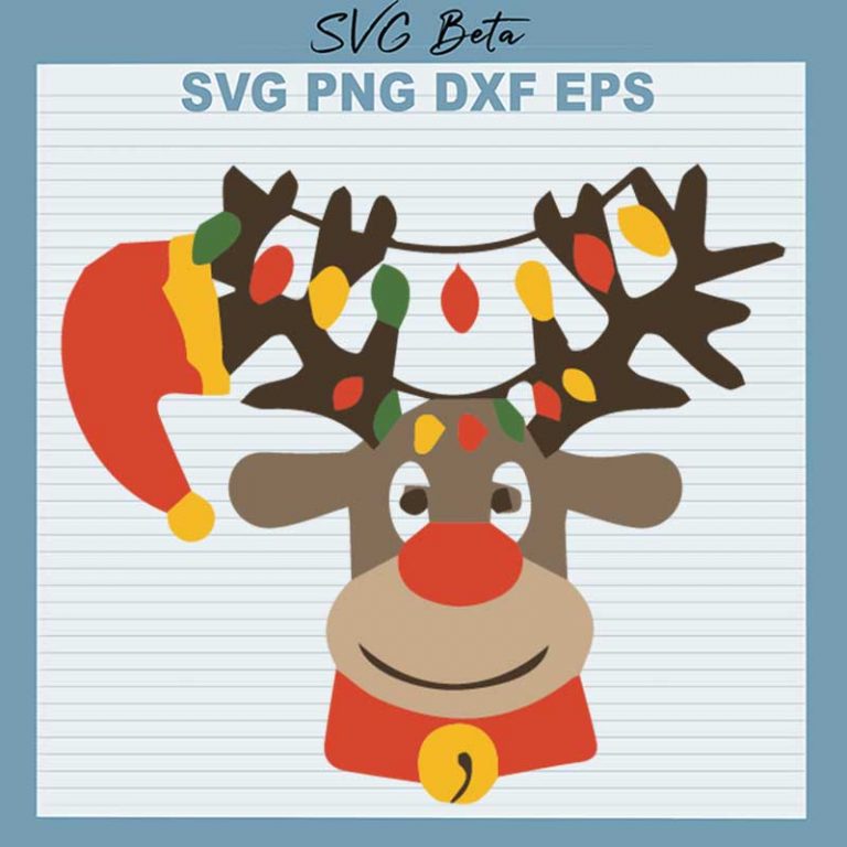 The Elf Reindeer Christmas SVG, Christmas Reindeer SVG, Reindeer With