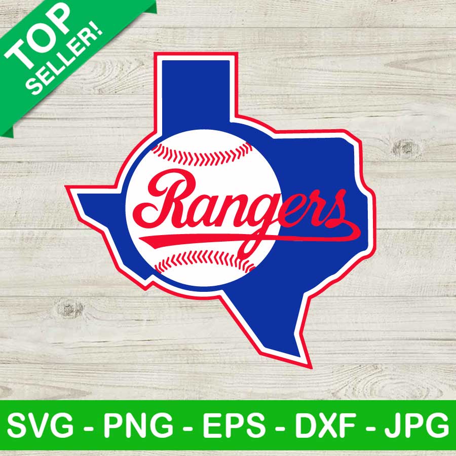 Texas Rangers Baseball Team SVG, Rangers Texas Map SVG, Texas Rangers SVG