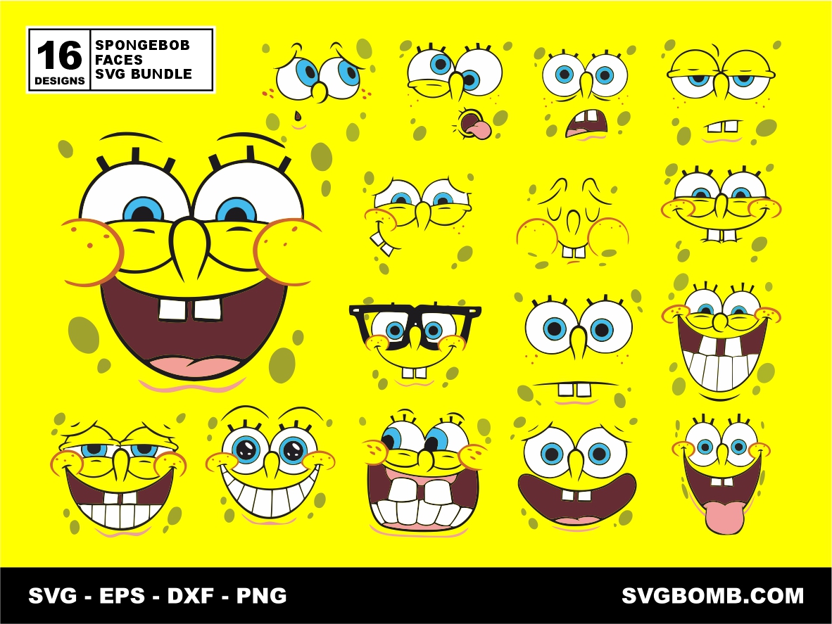 Spongebob Face Expressions