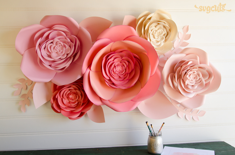 3D Flowers SVG Files for Cricut, Silhouette, Sizzix, and Sure Cuts A
