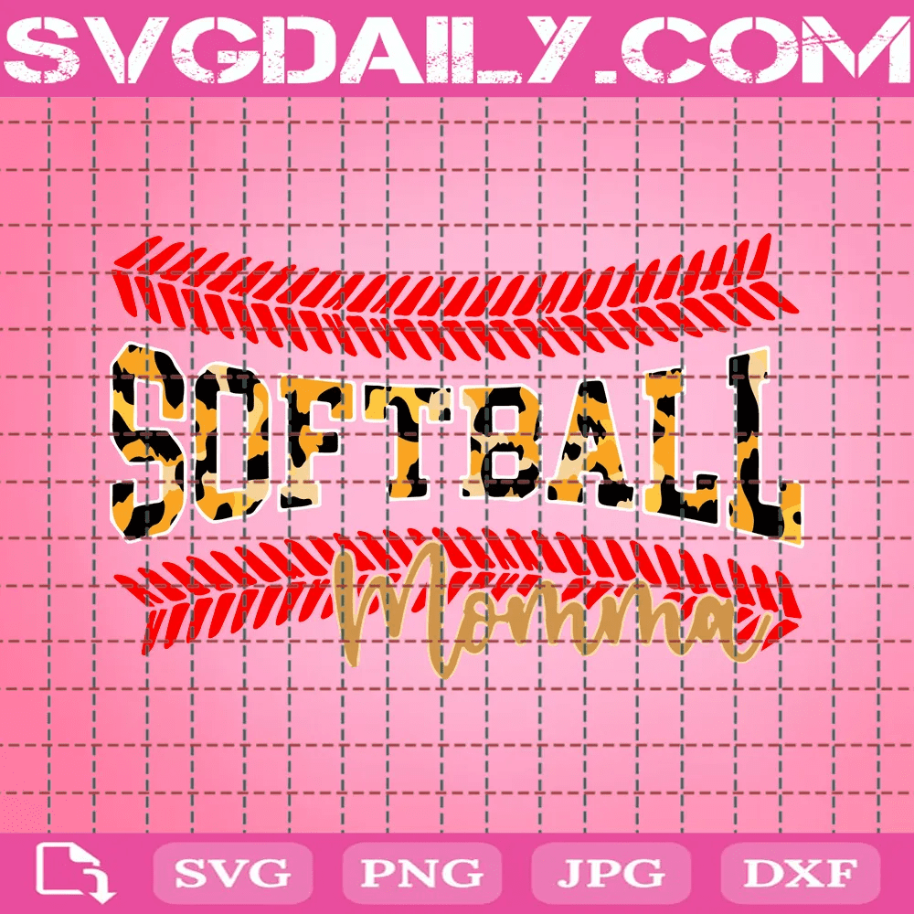 Ball Mom, Softball Cut File File Softball Shirt Design Softball Clipart Softball Mom Svgdaily