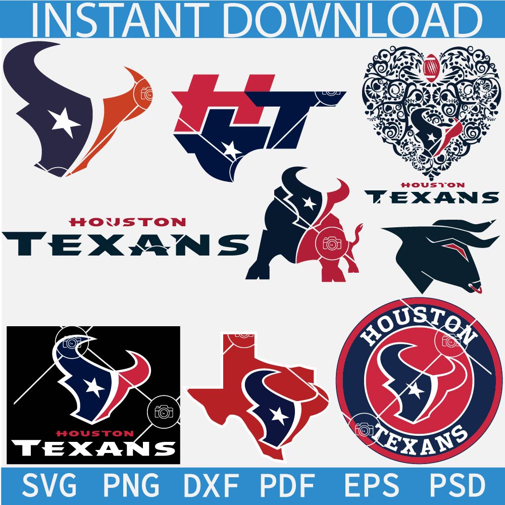 Houston Texans Football Team Bundle SVG, Team Houston Texans Bundle SVG, Houston Texans Logo