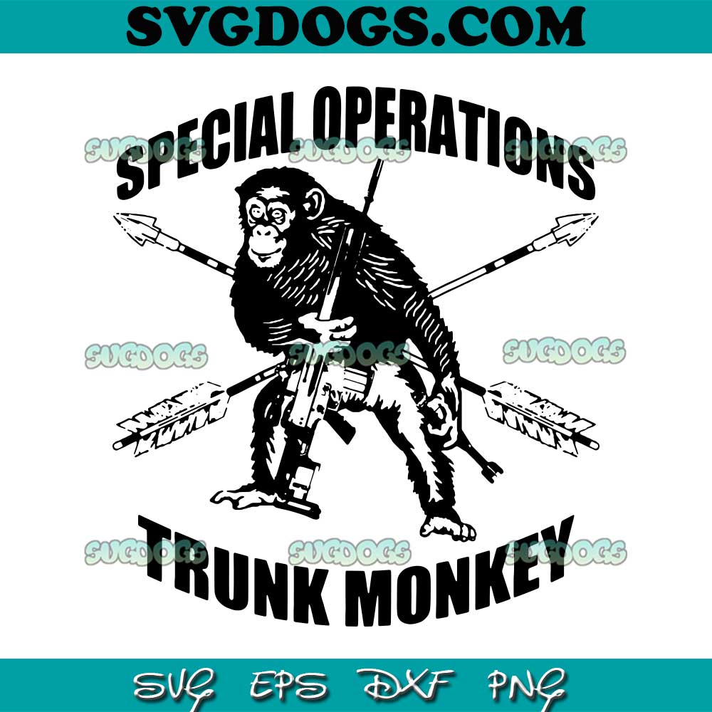 Trunk Monkey SVG PNG 1