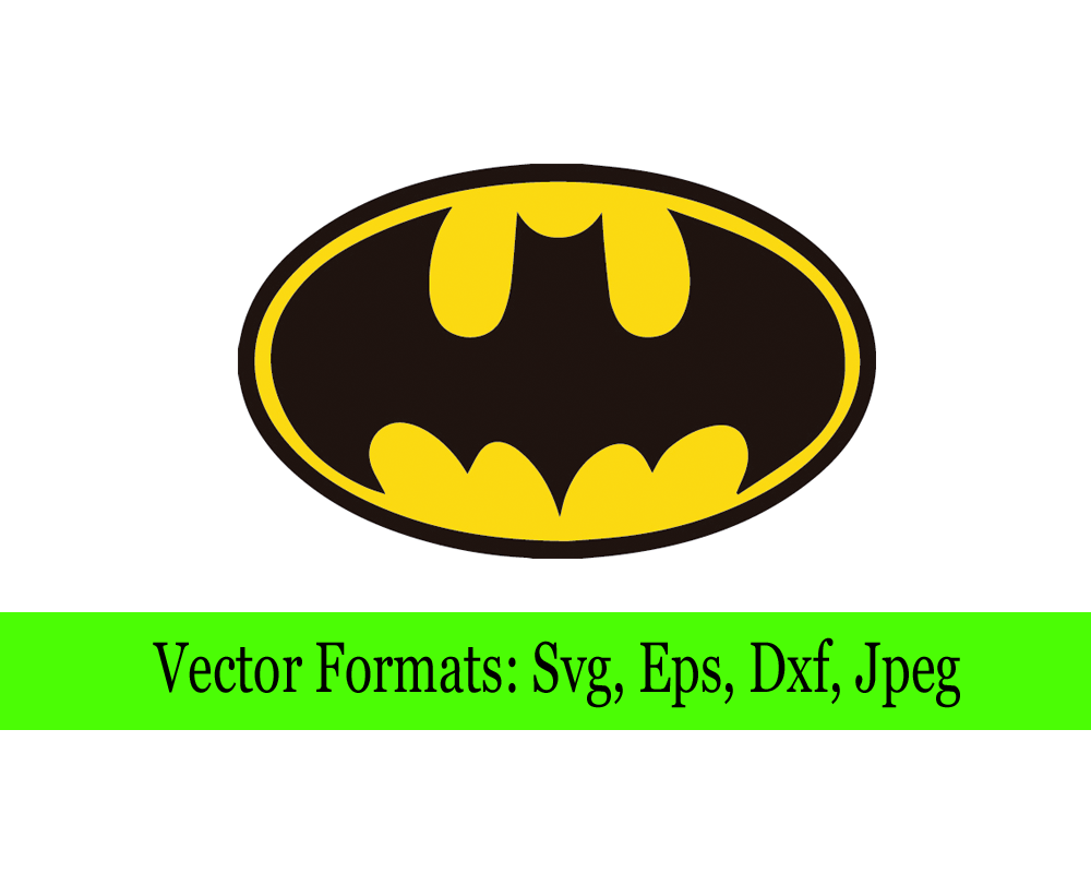 Batman SVG File Vector Design in, Svg, Eps, Dxf, and Jpeg Format for
