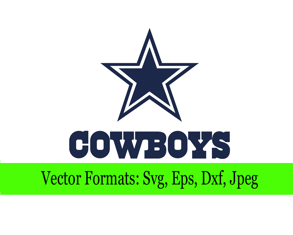 Dallas Cowboys SVG File Vector Design in, Svg, Eps, Dxf, and Jpeg