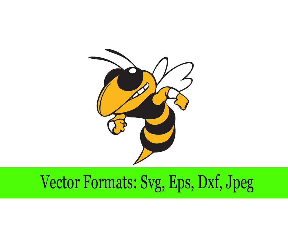 Tech Yellow Jackets SVG File Vector Design in, Svg, Eps, Dxf