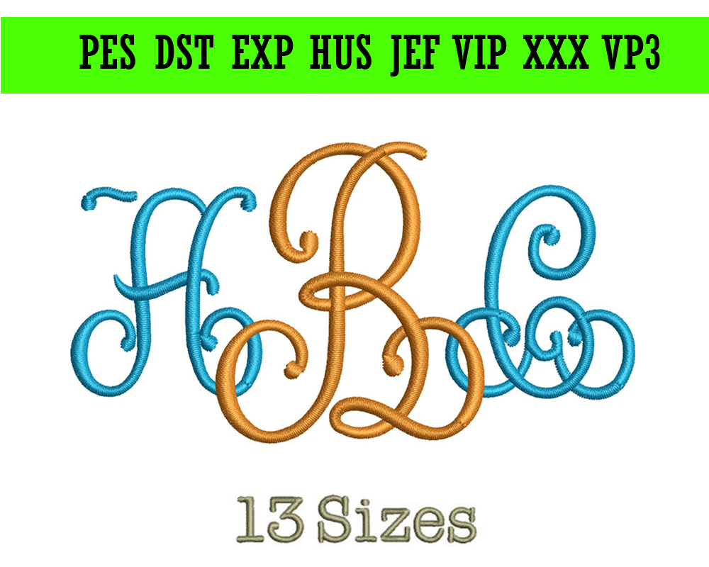 Lace Monogram Machine Embroidery SVG Shop