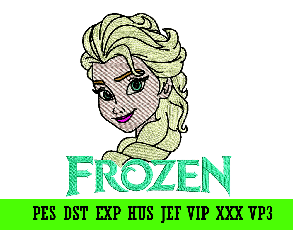 Wonderful Elsa machine embroidery design SVG Shop
