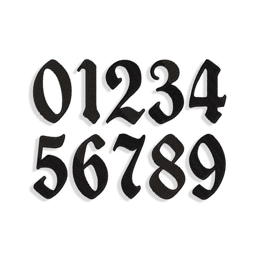 Numbers Embroidery design Machine Embroidery designs and SVG files