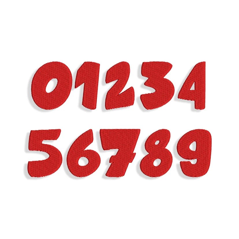 Numbers Embroidery design Machine Embroidery designs and SVG files