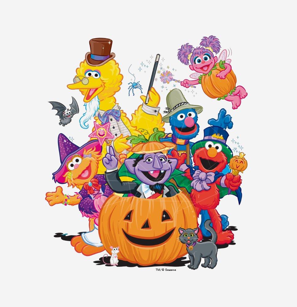 Sesame Street Pals Happy Halloween PNG Download Files For Cricut