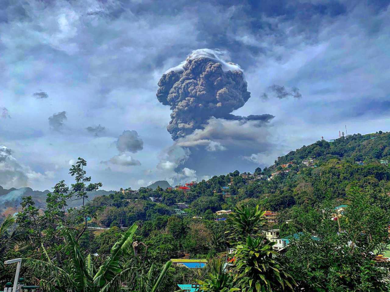 Volcanic eruptions present health risks due to ash, poisonous gas, flooding, and other factors