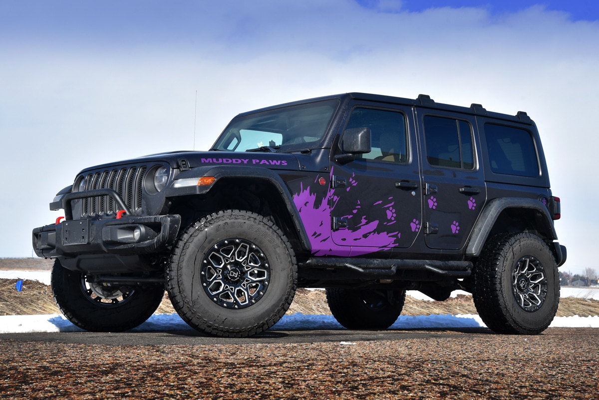 Muddy Paws Jeep SVI Graphics