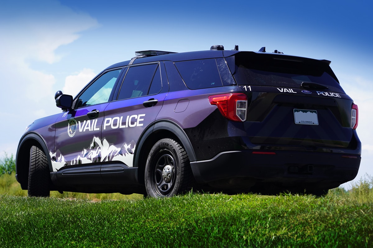 Vail Police Car SVI Graphics