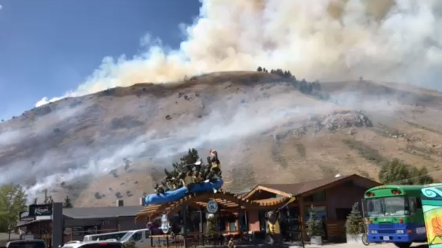 Fire that forced Jackson evacuations blamed on balloons SVINEWS