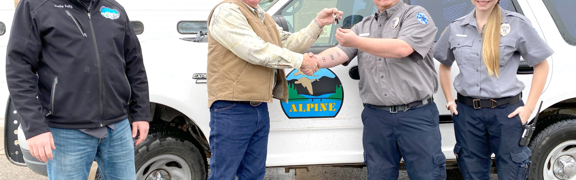 Town of Alpine donates a former police vehicle to Alpine EMS SVINEWS