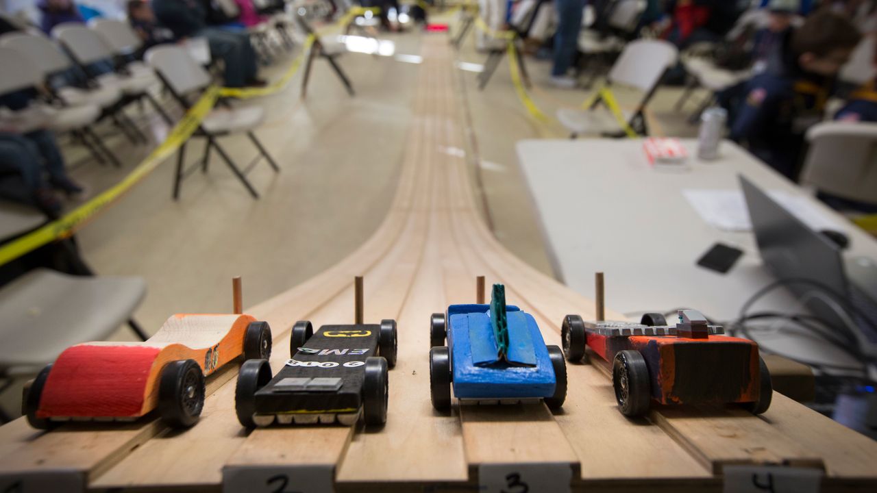 Free07 Pinewood Derby races event to help local nonprofit organizations