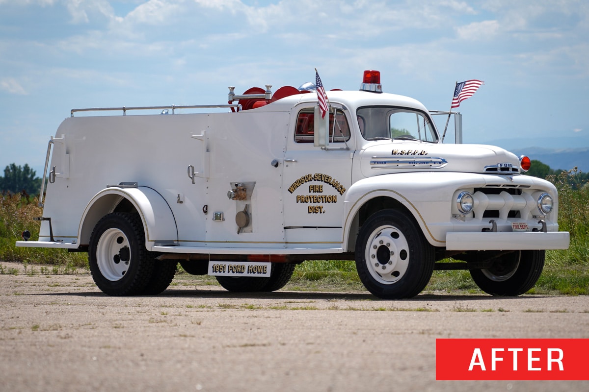 Windsor Fire Truck Refurbishment Antique Fire Truck Restoration