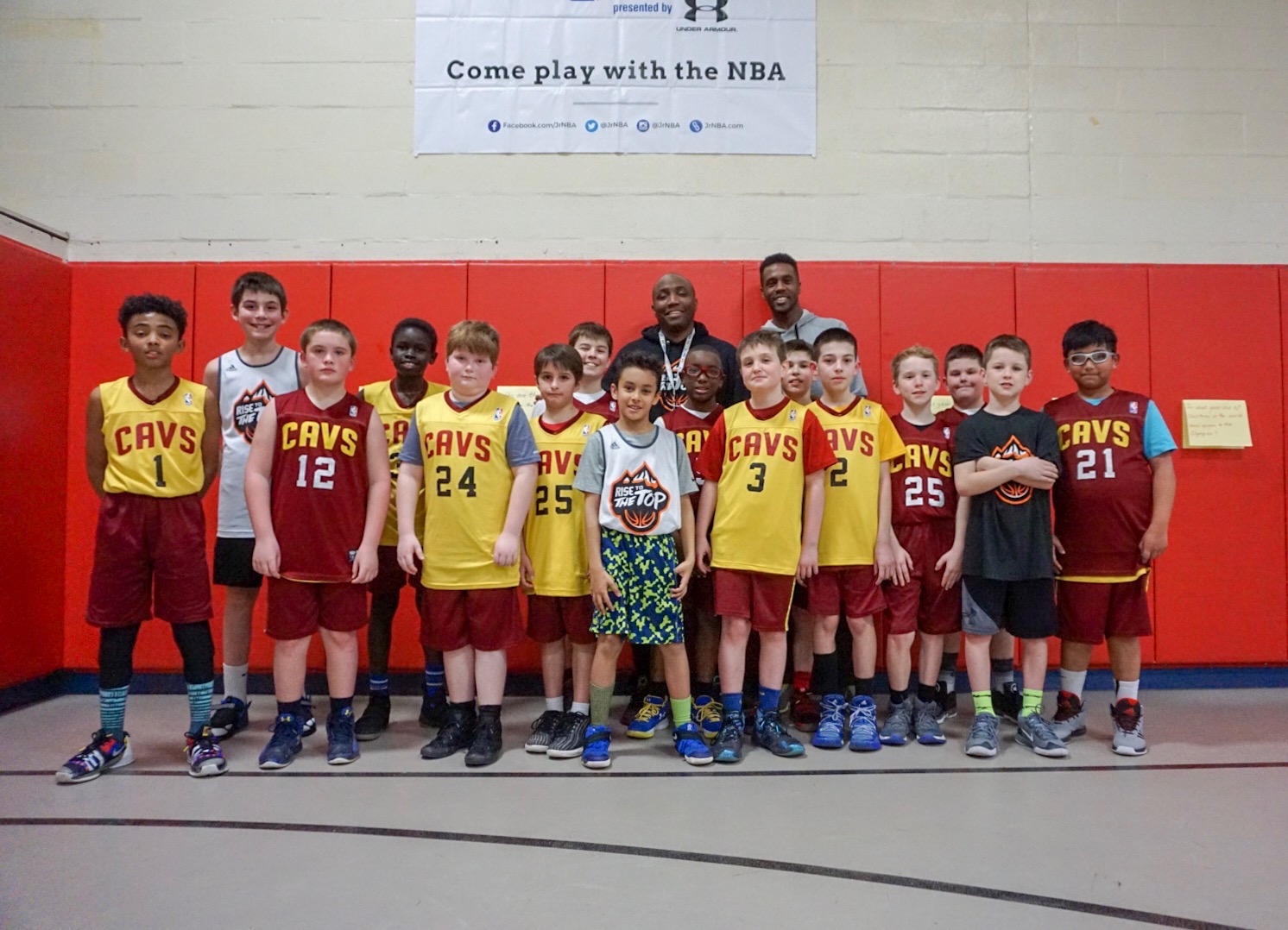 Jr. NBA Basketball Camp Rise To The Top