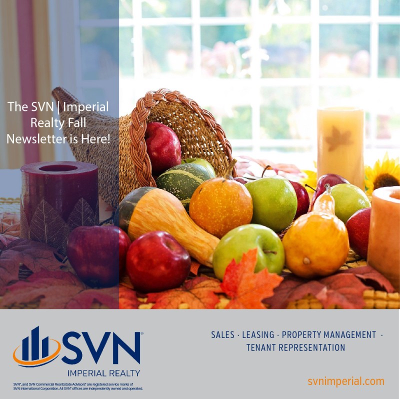 The SVN Imperial Realty Fall Newsletter is Here! SVN Imperial